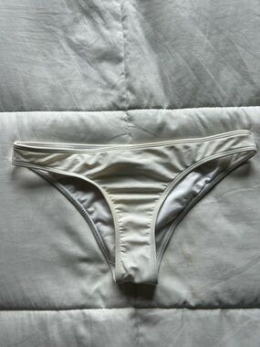 Hollister Swim Classic White Bikini Bottom Size Small